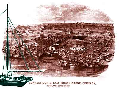 Engraving of Portland Quarry